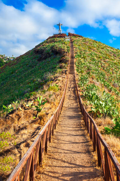 istock Christ the King statue in Madeira 1287046943