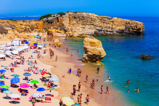 istock Sao Rafael beach in Albufeira, Algarve 1287046958
