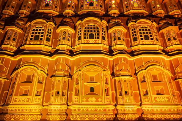 Hawa Mahal Palace or Palace of the Winds in Jaipur city in Rajasthan state of India