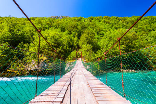 istock Bridge through river, Durmitor National Park 1287050380