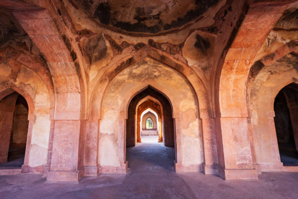 istock Royal enclave arches in Mandu, India 1287050401