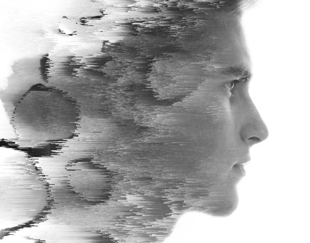 istock Portrait combined with a digital illustration 1287055216