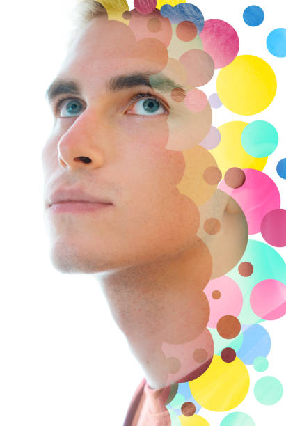 istock Portrait combined with a digital illustration 1287055244