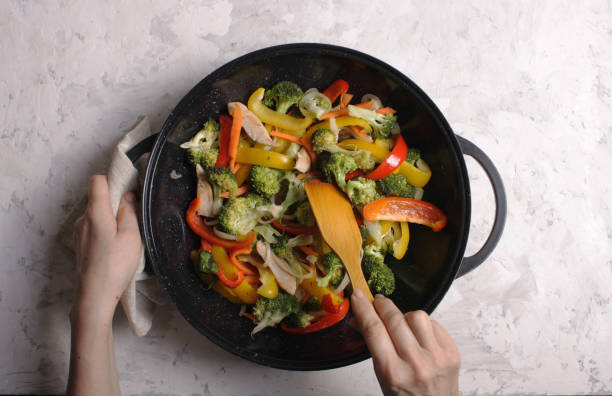 istock Vegetable stew. Made from turkey meat and vegetables. 1287055690