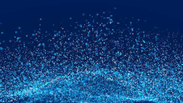 Flying particles background Abstract background of flying particles fast water stock pictures, royalty-free photos & images