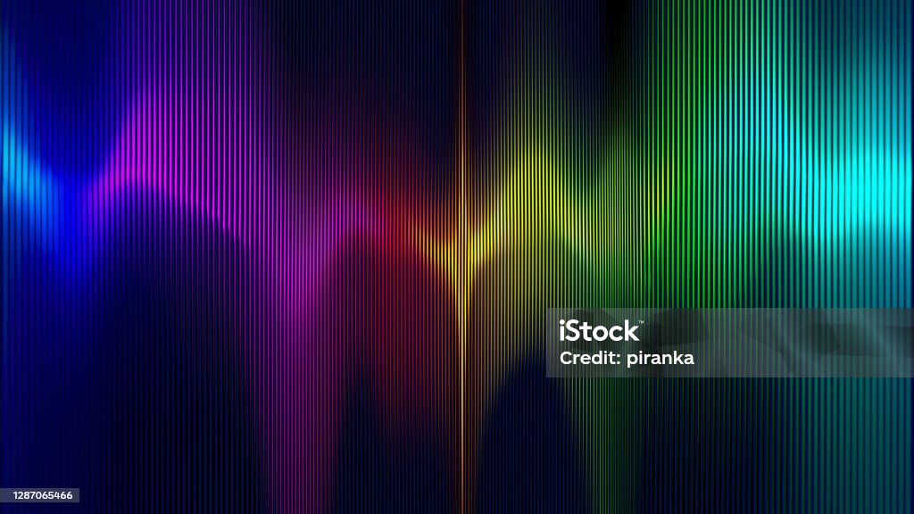 Multi colored sound wave Multi colored sound wave background Multi Colored Stock Photo