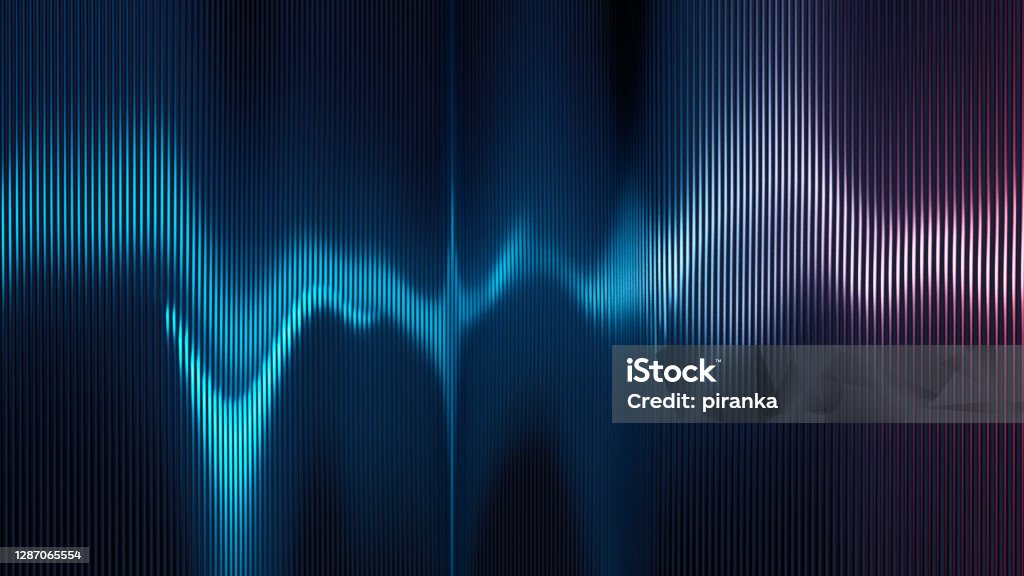 Sound wave Multi colored sound wave background Sound Wave Stock Photo