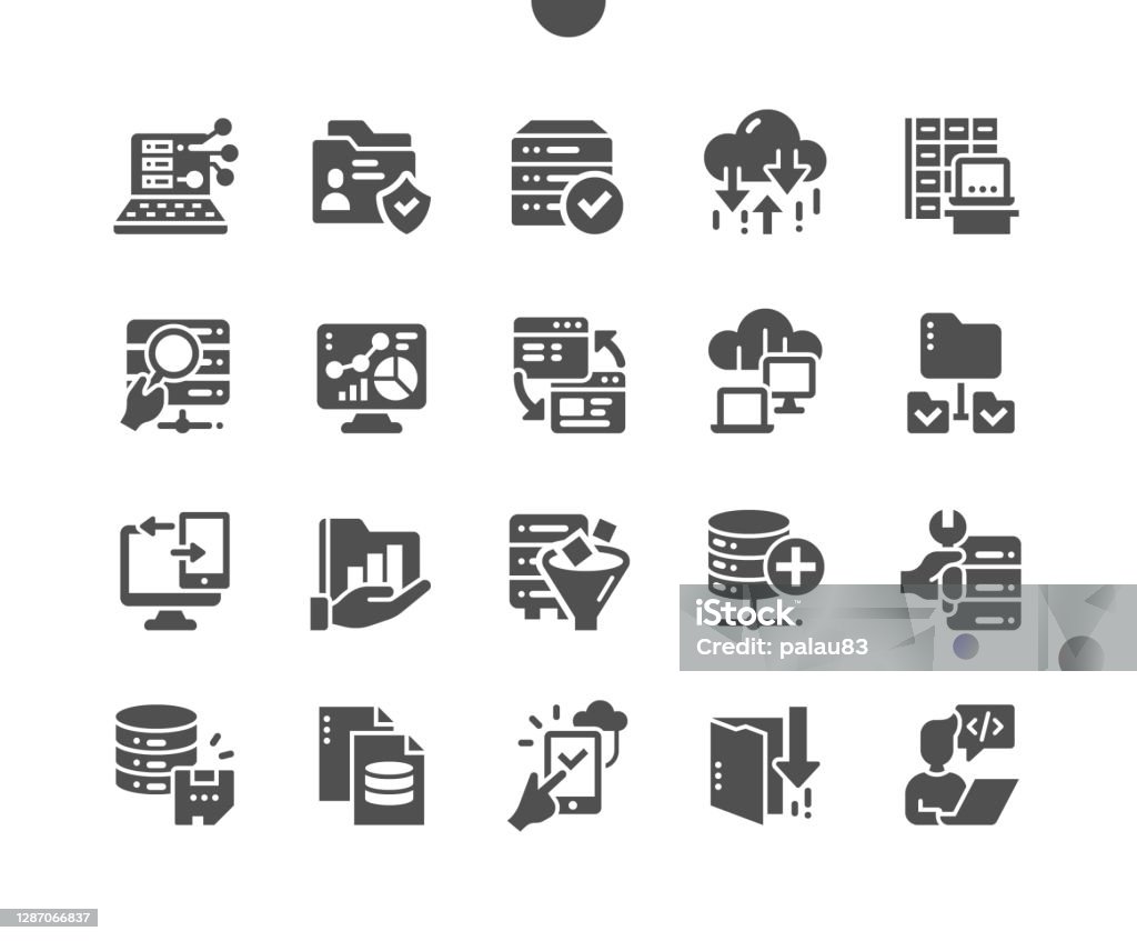 Big Data User Analysis Database Security Network Folders Software ...
