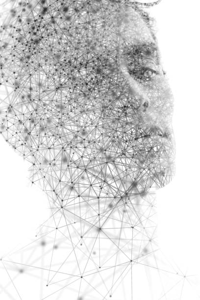 istock Portrait combined with a digital illustration 1287072279