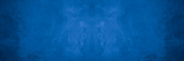istock Old wall pattern texture cement blue dark abstract  blue color design are light with black gradient background. 1287073739