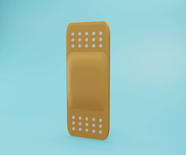 istock 3D medical patch illustration. Isolated realistic 3d medical patch icon 1287078010