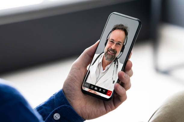 istock Medical Online Video Conference With Doctor 1287080146