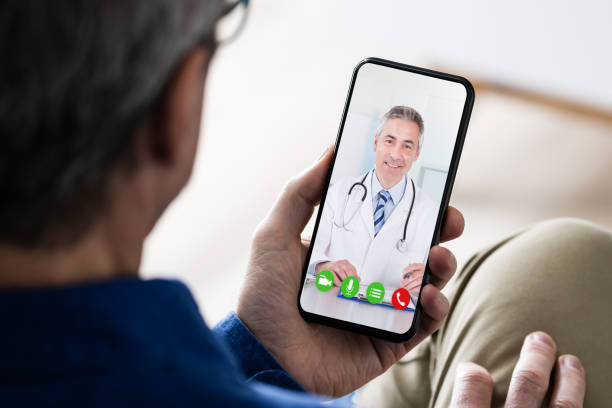 istock Medical Online Video Conference With Doctor 1287080154