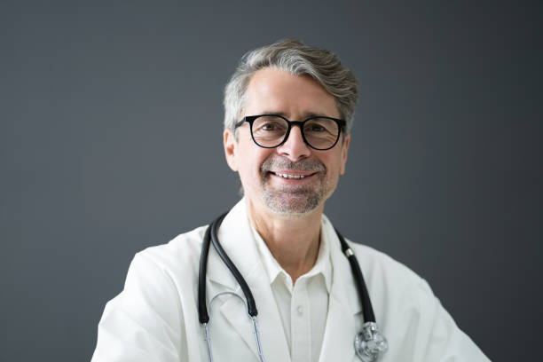istock Senior Physician Doctor Video Conference 1287080169