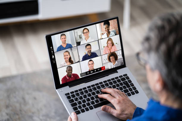 istock Online Business Video Conference 1287081158
