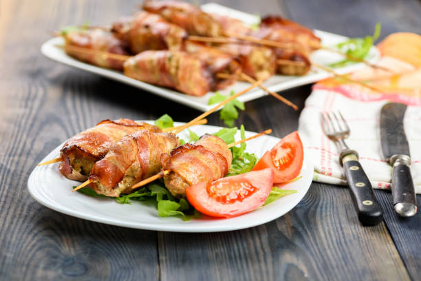 istock Kofta kebab - skewers of minced meat 1287082162