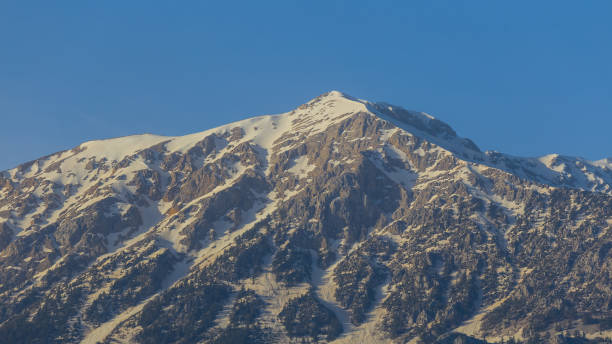 istock mount top in a swnov on a blue sky background 1287088228