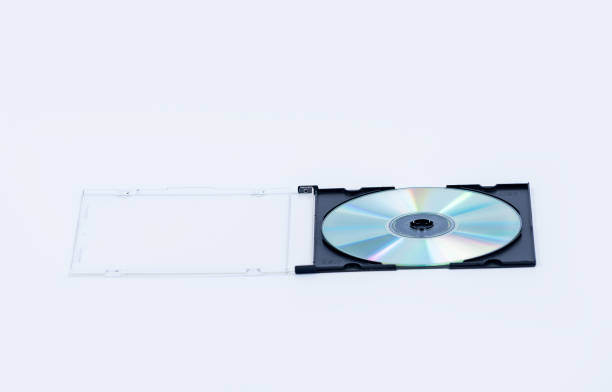 disco compacto, cd em caixa de plástico - dvd cd computer software red - fotografias e filmes do acervo