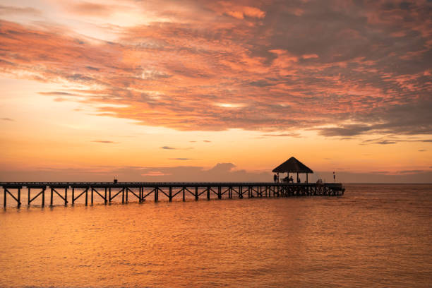 istock Sunset, Helengeli Island, Maldives 1287098995