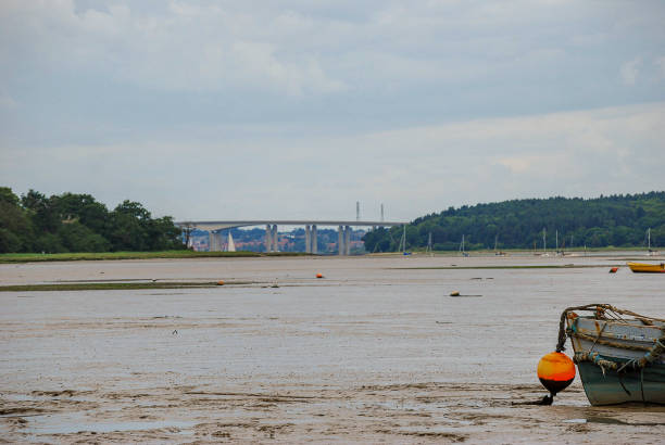 most orwella w pobliżu ipswich w suffolk, wielka brytania - river orwell zdjęcia i obrazy z banku zdjęć