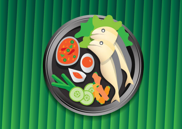 Green Fish Curry Illustrations, Royalty-Free Vector Graphics & Clip Art -  iStock