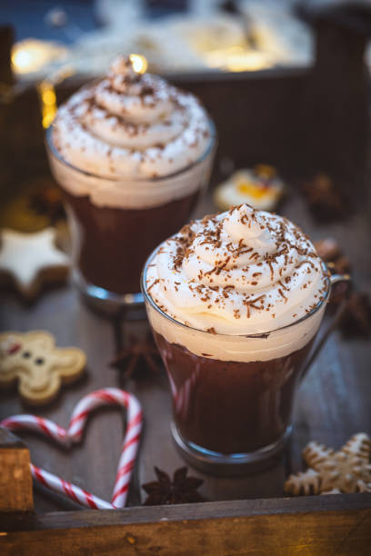 istock Hot Chocolate in a cozy Christmas atmosphere 1287105768