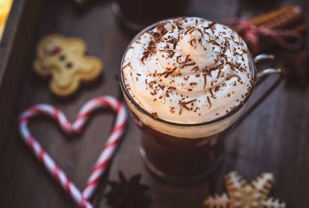 istock Hot Chocolate in a cozy Christmas atmosphere 1287105771