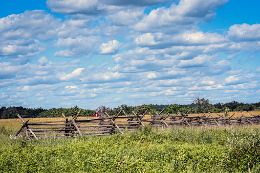 Outdoor shot of horizon with clouds