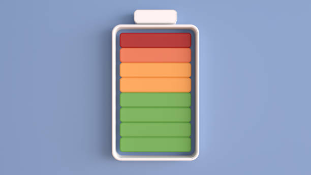 energy and power 3d background