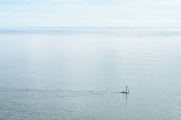 istock Sailboat in calm sea at daytime 1287121265
