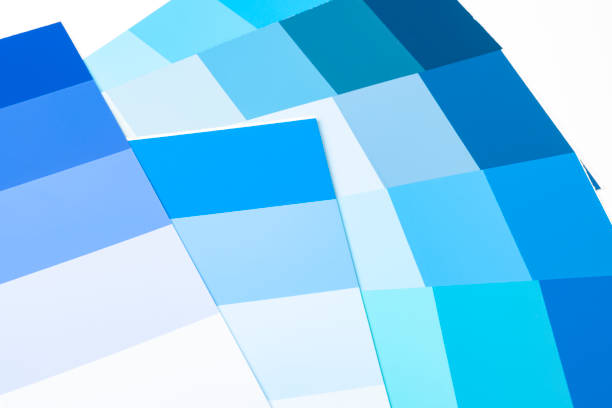 Blue Paint Color Cards