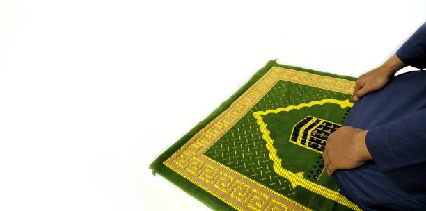 movimientos de oración. antecedentes islámicos - alquibla fotos fotografías e imágenes de stock
