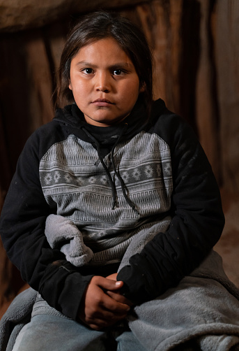 Navajo boy portrait