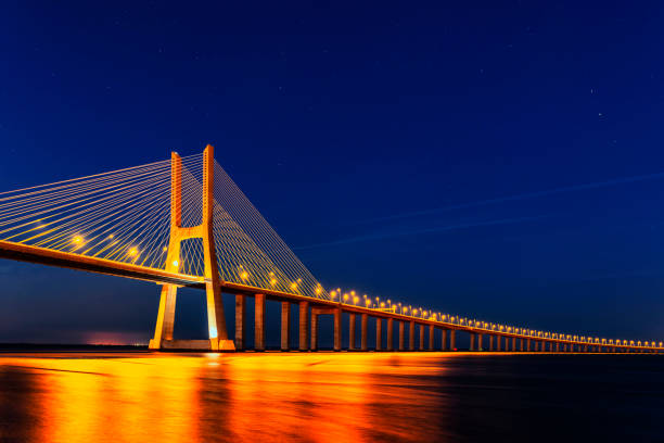 The Vasco da Gama Bridge is the longest bridge in Europe. It measures over 10 miles (17 km) long and connects the northern and southern parts of Portugal.
