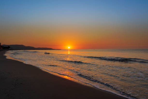 istock A peaceful sunrise on a beach on the Costa Azahar 1287158193