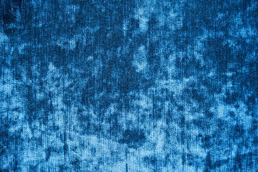 Close up texture blue fabric.