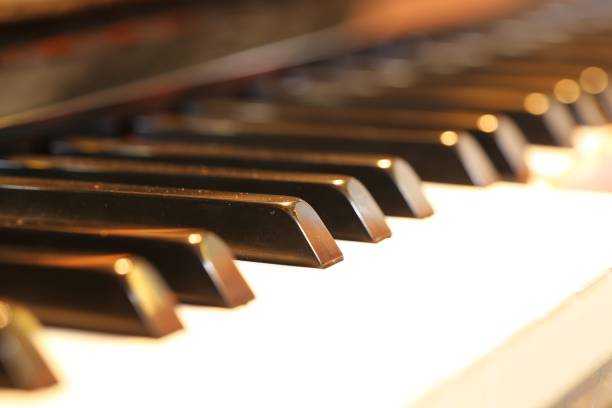 istock Close up of a piano 1287162036
