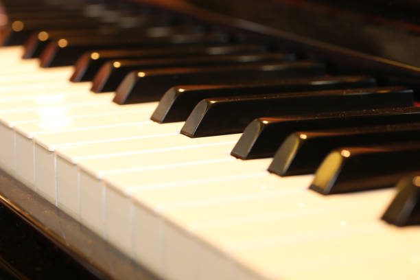 istock Close up of a piano 1287162043