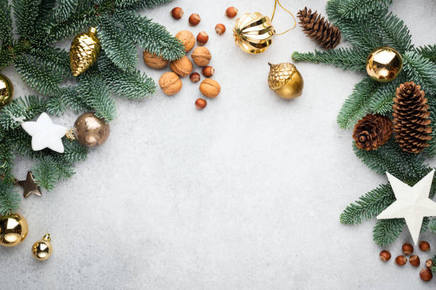 istock Christmas Or New Year Frame Background 1287162504