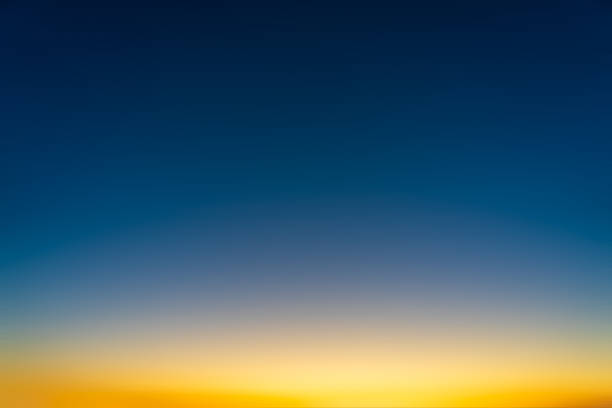 istock Gradient in the sky with abstract blue and yellow natural background. 1287173428