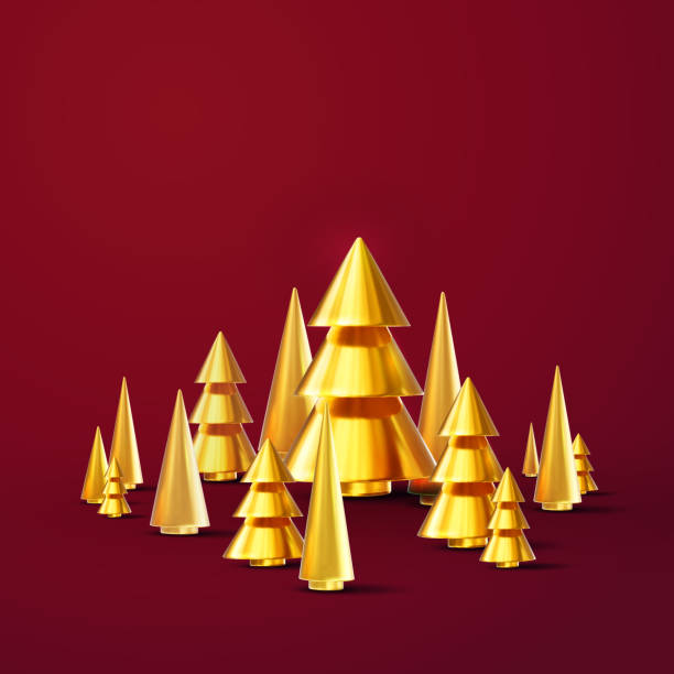 istock Merry Christmas and Happy New Year background 1287175999