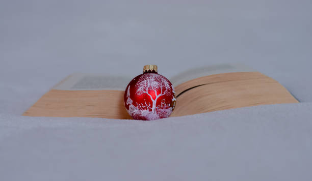 istock an open book and a red ball 1287178765