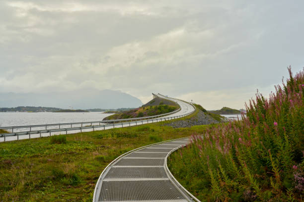istock Atlanterhavsveien bridge and footbridge in norway 1287181320