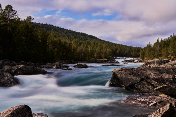 istock long exposure of a blue glacial river 1287181770