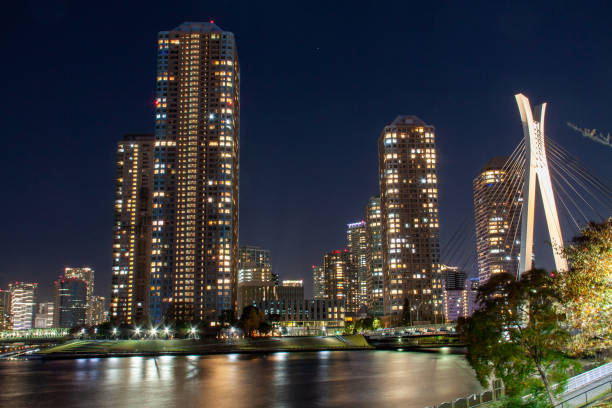 istock Beautiful Tokyo Night View with High-Rise Buildings 1287186448