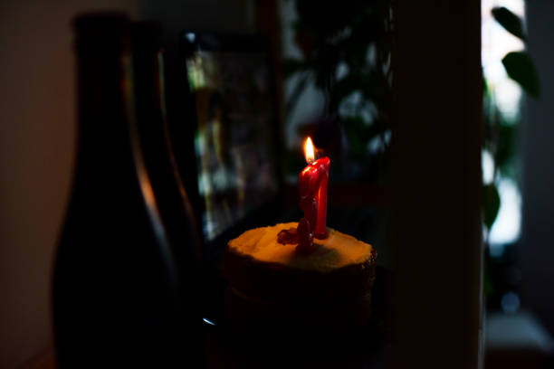 istock Online digital birthday celebration during lockdown by Covid-19 in Madrid 1287188118