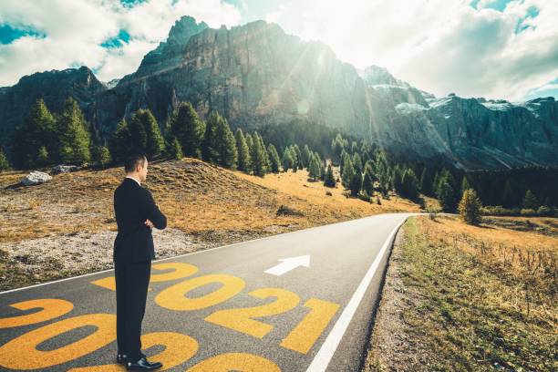 istock The 2021 New Year journey and future vision concept 1287196257