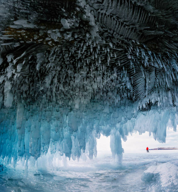 istock Ice Cave, Lake Baikal. Sunny day, winter nature 1287198305