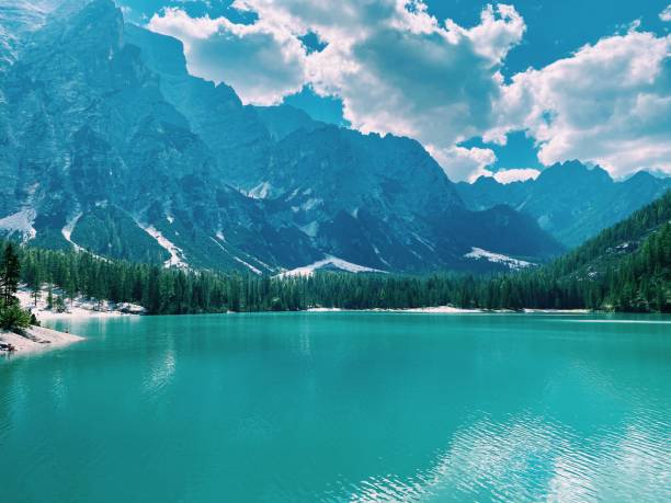 View of Braies Lake