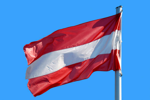 istock National flag of Austria. 1287206572